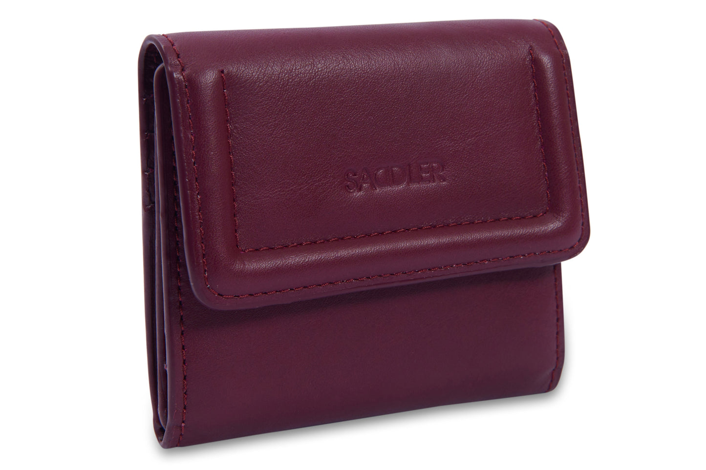 SADDLER "Edith" RFID Trifold Real Leather Card Case (Gift Boxed)