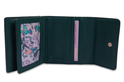 SADDLER "Edith" RFID Trifold Real Leather Card Case (Gift Boxed)