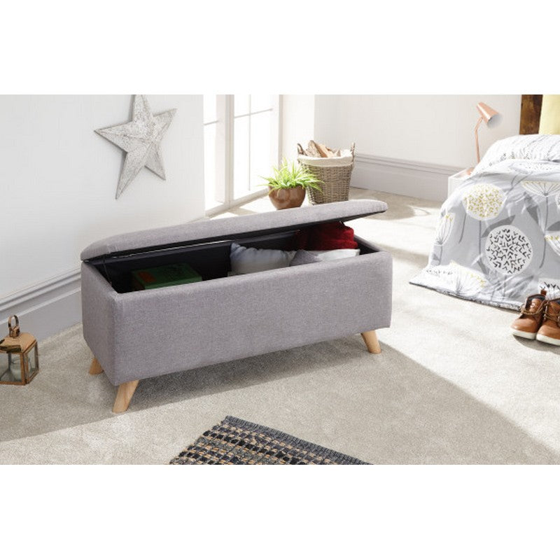 Secreto Large Ottoman Light Grey 1 Door
