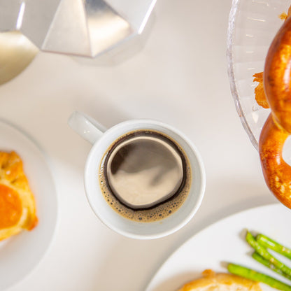 285ml White China Tea / Coffee Mugs - Pack of Six