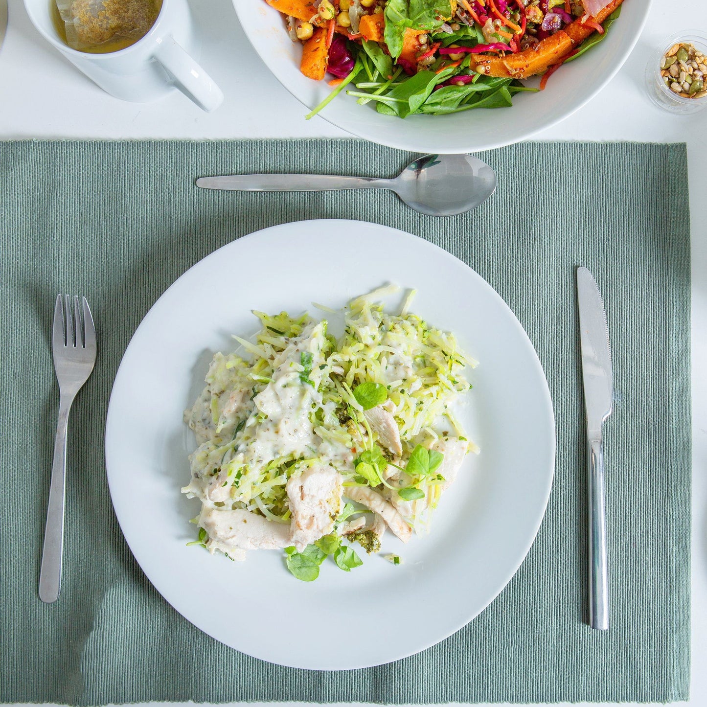 27cm White Large China Dinner Plates - Pack of Six