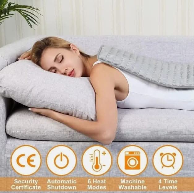 Grey Soft Fleece Heated Body Pad