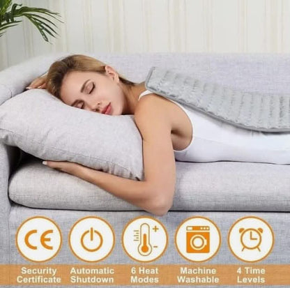 Grey Soft Fleece Heated Body Pad
