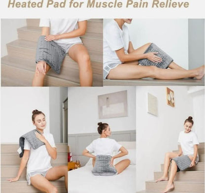 Grey Soft Fleece Heated Body Pad