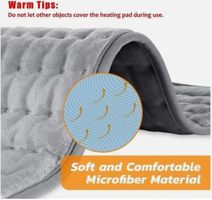 Grey Soft Fleece Heated Body Pad
