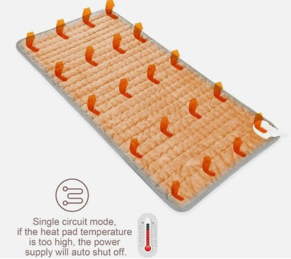Grey Soft Fleece Heated Body Pad
