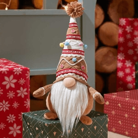 Christmas Gingerbread Gonk Decoration