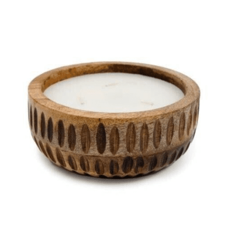 Large Apple Pie Scented Wooden Candle