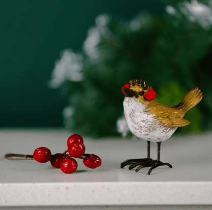 Christmas Finch Decoration Ornaments
