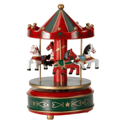 Christmas Carousel Musical Decoration