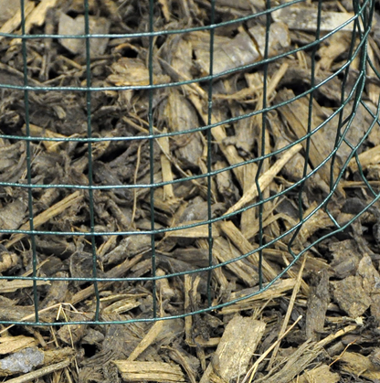 PVC Square Mesh Wire Plastic Coated Chicken Wire Thick Garden Fencing