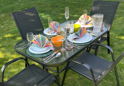 5 piece Sussex Rectangle Garden Furniture Set