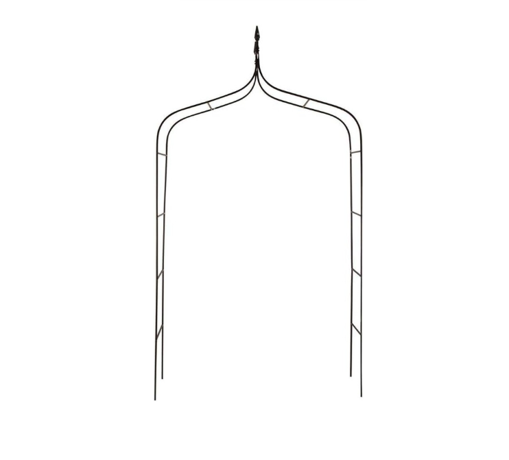 Heavy Duty Green Metal Garden Arbors Steel Frame Garden Arch