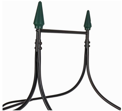 Heavy Duty Green Metal Garden Arbors Steel Frame Garden Arch