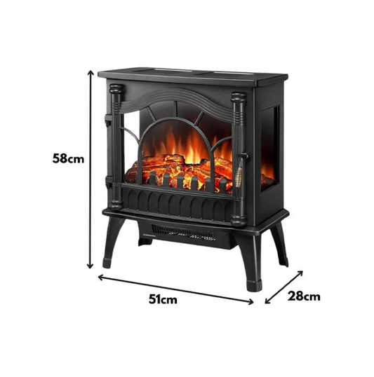 Electric Fire Flame Effect Fireplace Home Decor
