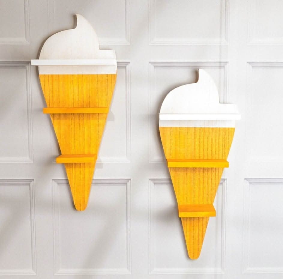 Floating Ice Cream Shelves - Set of 2