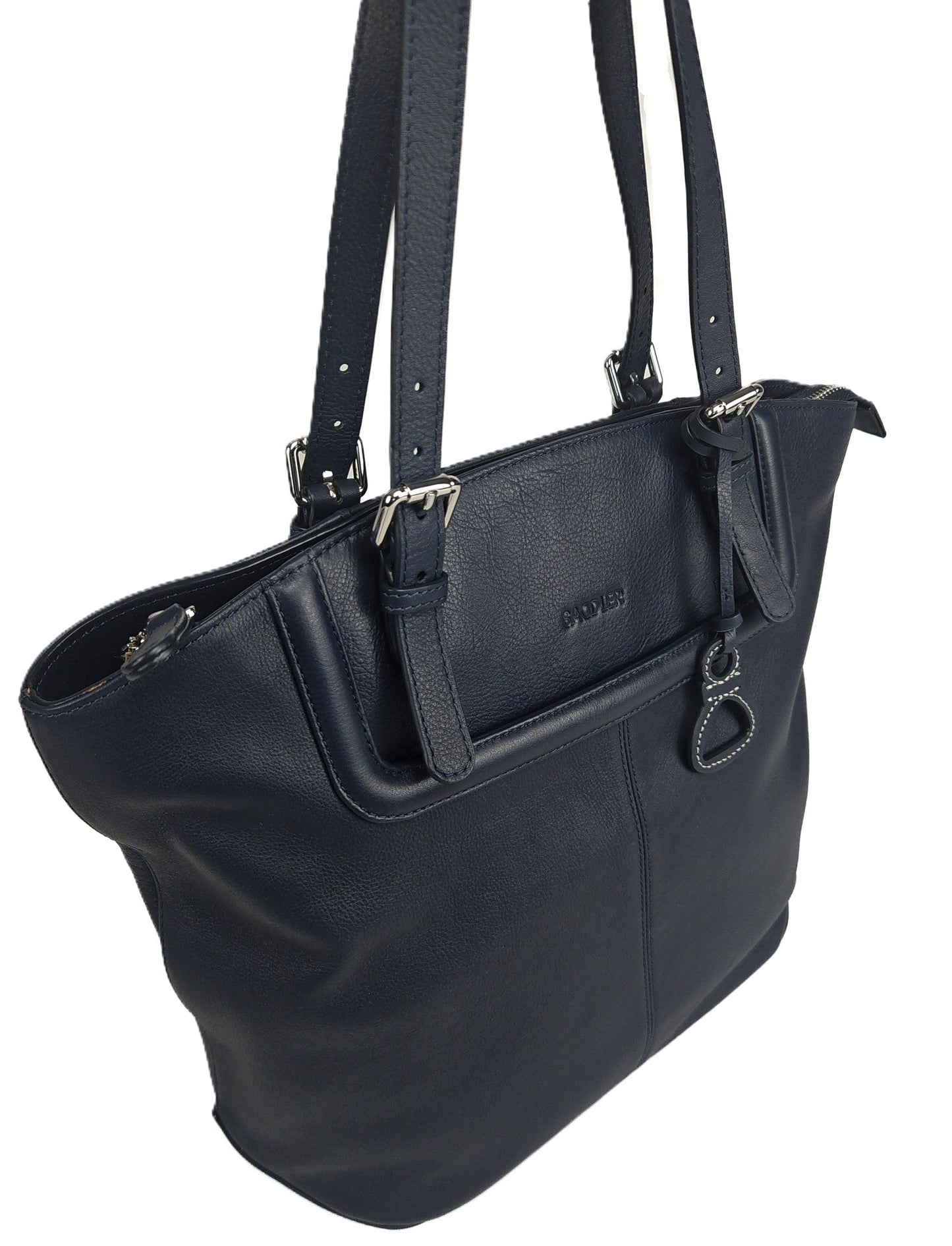 Sienna Zip Top Tote Shopper Bag for Women - Handmade by Saddler
