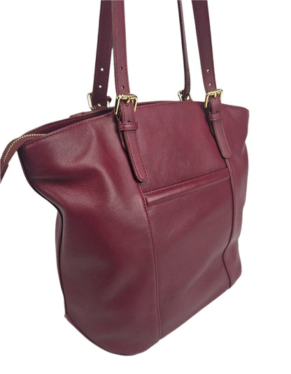 Sienna Zip Top Tote Shopper Bag for Women - Handmade by Saddler
