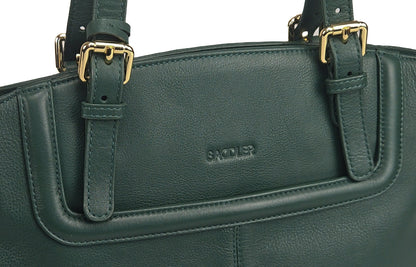 Sienna Zip Top Tote Shopper Bag for Women - Handmade by Saddler