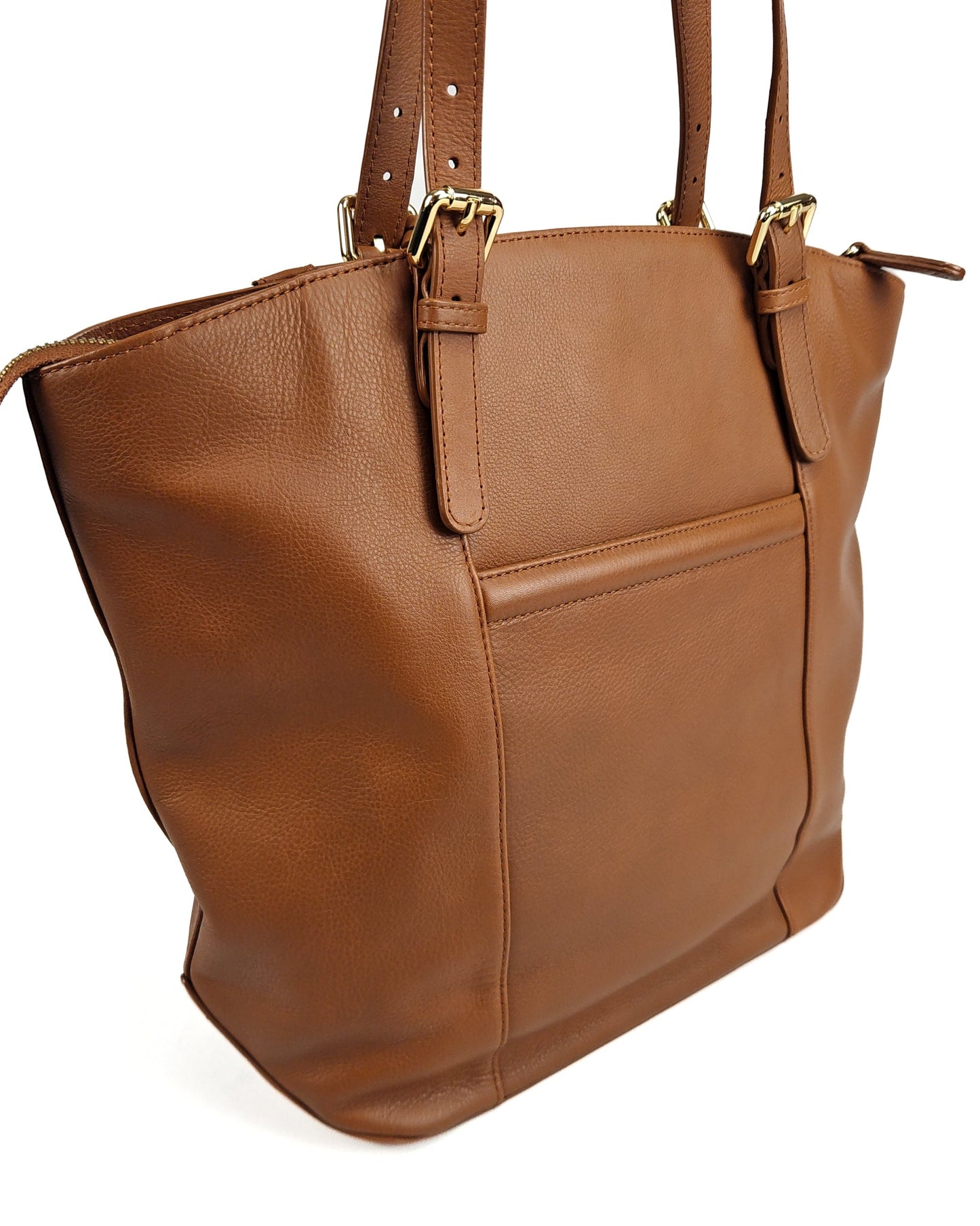 Sienna Zip Top Tote Shopper Bag for Women - Handmade by Saddler