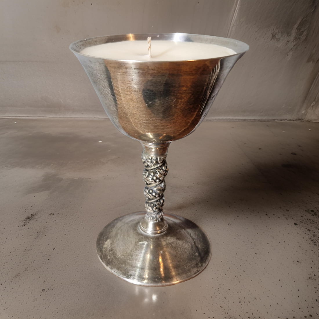 Silver Goblet Scented Candles