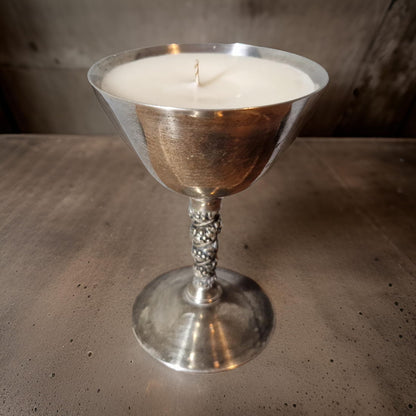 Silver Goblet Scented Candles