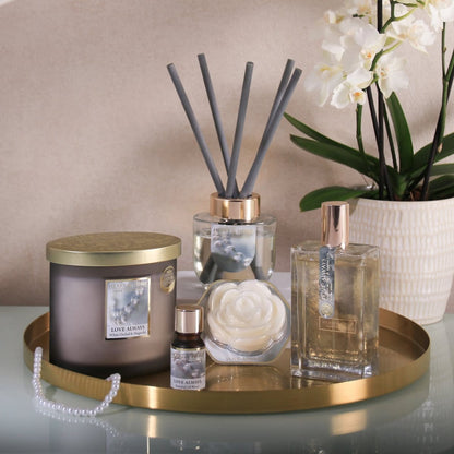 Heart & Home Love Always Twin Wick Ellipse Soy Candle - 40 Hours Burn