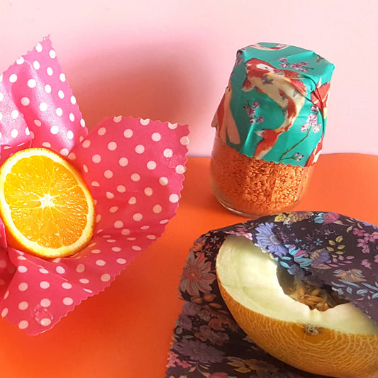 *End of Stock Bargain Set of 3 Handmade Beeswax Wraps