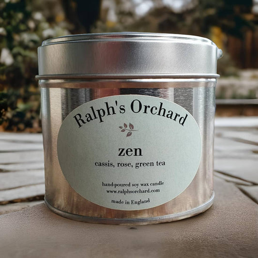 Zen: Cassis, Rose, Green Tea Scented Candle