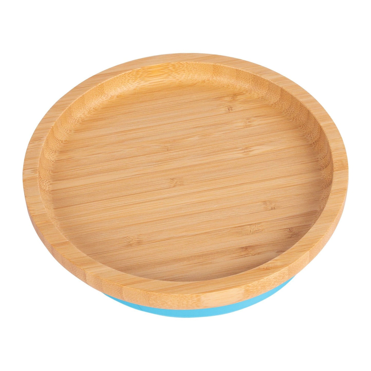 Round Open Bamboo Suction Plate