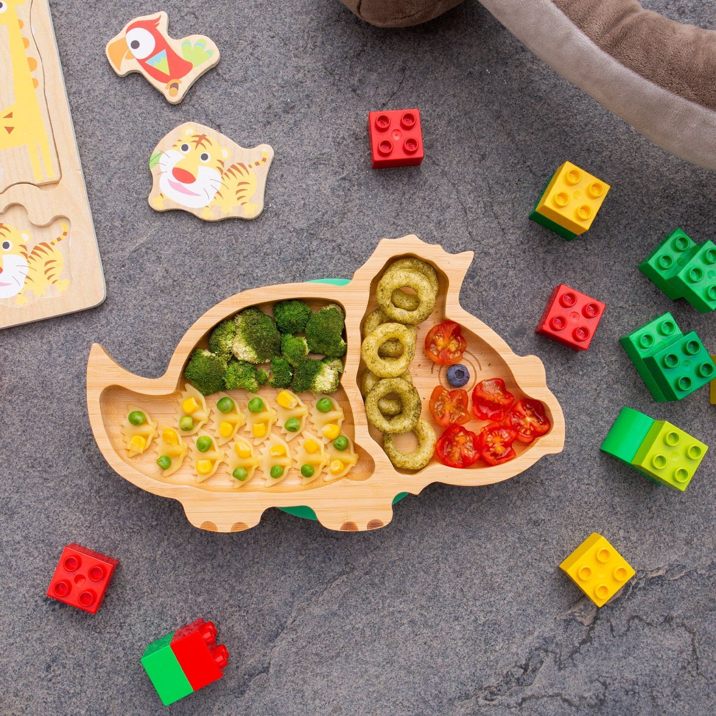 Dani The Dinosaur Bamboo Suction Plate