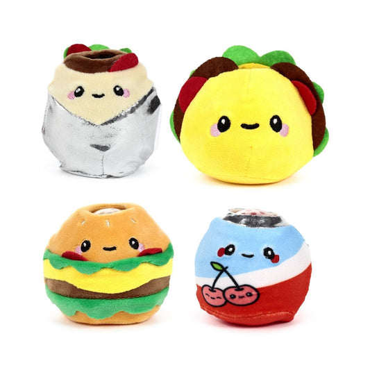 Foodiemals Queasy Squeezies Plush Squeezy Toy 7cm - Assorted
