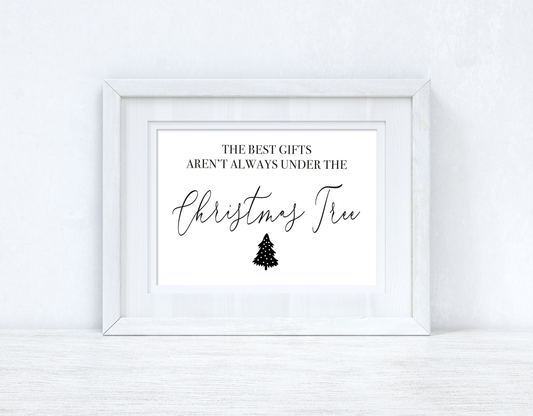 The Best Gifts Winter Christmas Seasonal Wall Home Decor Print