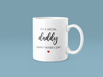 Personalised To A Special daddy Heart Fathers Day Collection