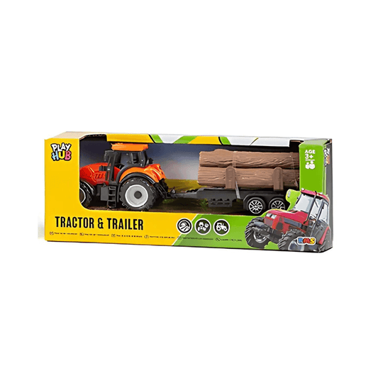 Wholesale Tractor & Trailer Set - (Case of 12)