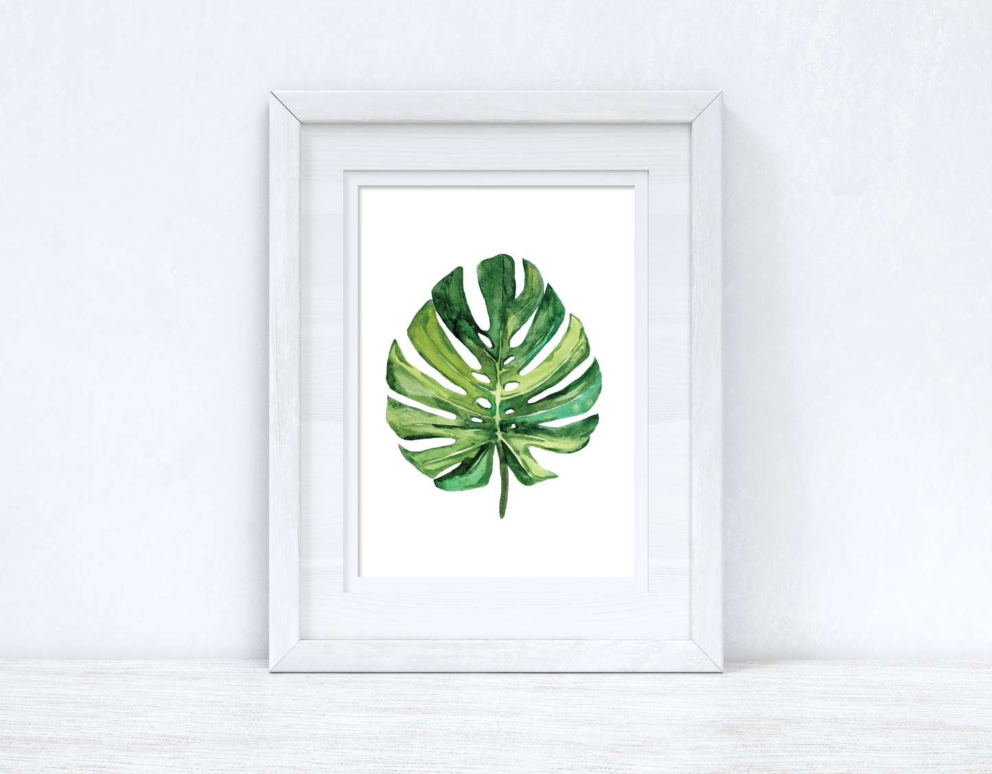 Tropical Green Palm Leaf Summer Seasonal Wall Home Decor Print