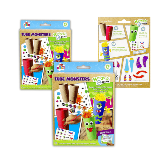 Wholesale Kids Create - Tube Monsters - (Case of 24)