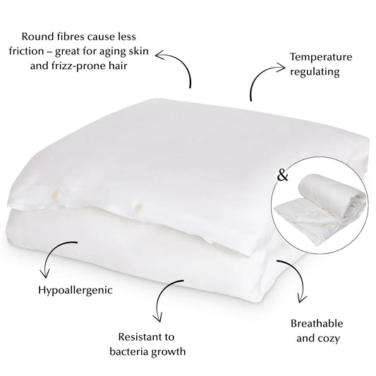 Duvet Upgrade Bundle in White (Eucalyptus & Bamboo)