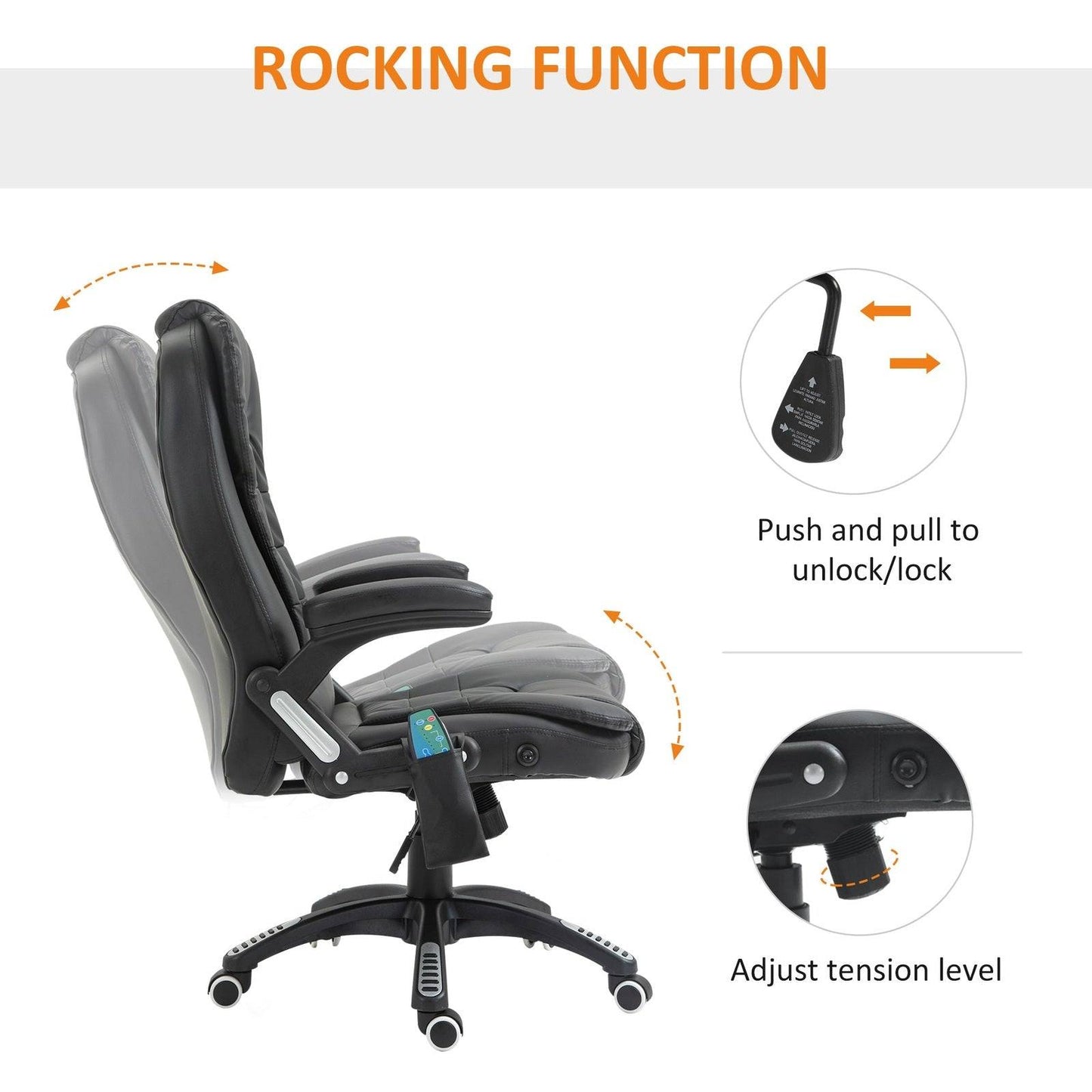 Executive Office Chair With Massage And Heat