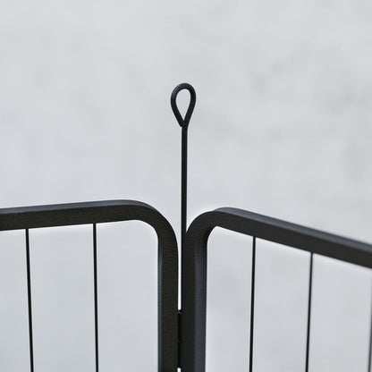 PawHut Dog Playpen, 6 Panels Puppy Pen Dog Playpen, 80cm High