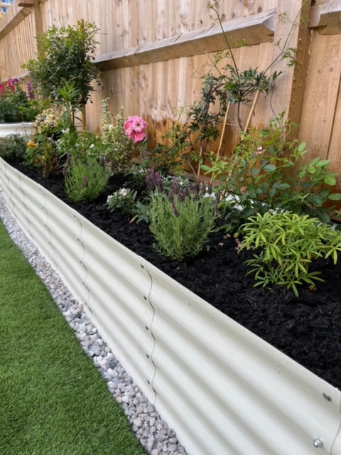 180cm x 90cm Rounded Galvanised Steel Raised Garden Bed