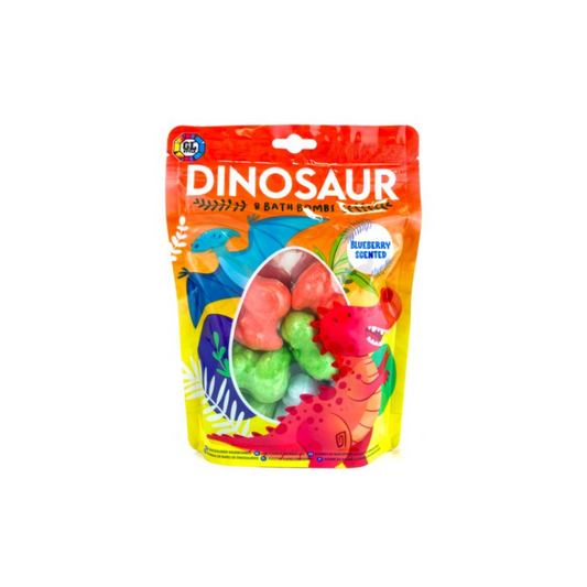 Wholesale Blueberry Scented Dinosaur Bath Bombs - (Case of 12)
