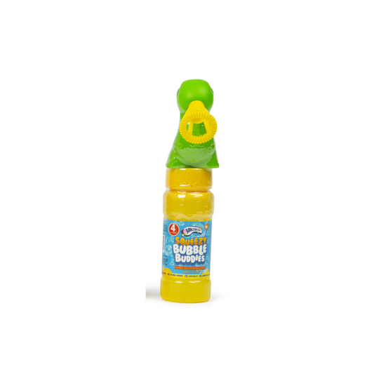 Wholesale Bubbletastic Squeezy Bubble Buddies Dinosaur - (Case of 12)