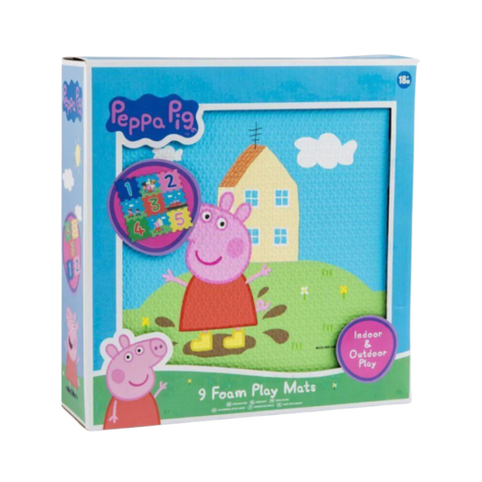 Wholesale Peppa Pig Foam Play Mats Set of 9 - (Case of 6)