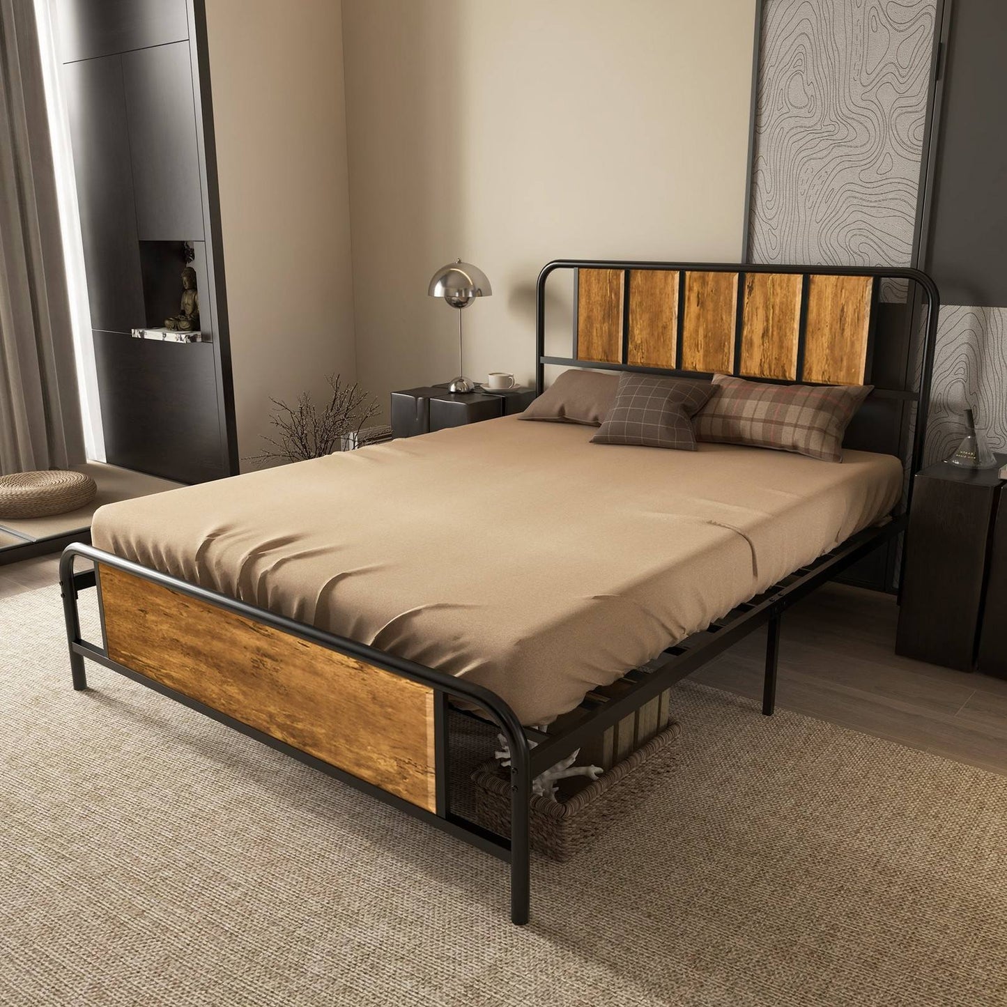 25.5cm Double Bed Frame