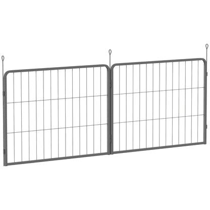 PawHut Dog Playpen, 6 Panels Puppy Pen Dog Playpen, 80cm High