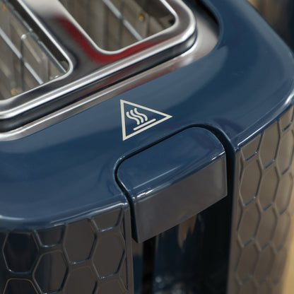 HOMCOM Kettle and Toaster Set 1.7L Fast Boil Kettle & 2 Slice Toaster Set