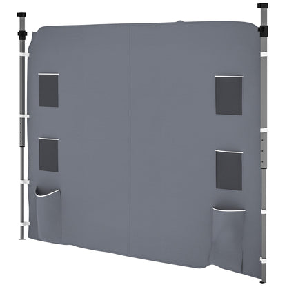 Outsunny Side Panel for 3x3 m Pop Up Gazebos, 1 Pack Sidewall Only