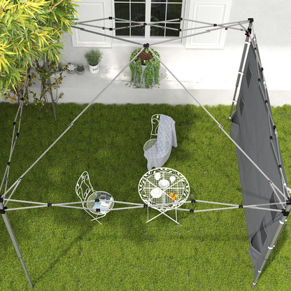 Outsunny Side Panel for 3x3 m Pop Up Gazebos, 1 Pack Sidewall Only