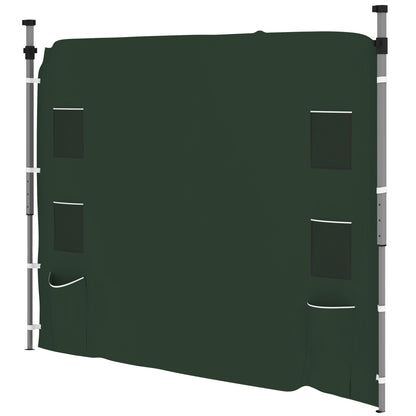 Outsunny Side Panel for 3x3 m Pop Up Gazebos, 1 Pack Sidewall Only